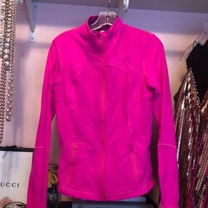 LULULEMON HOT PINK ZIP UP